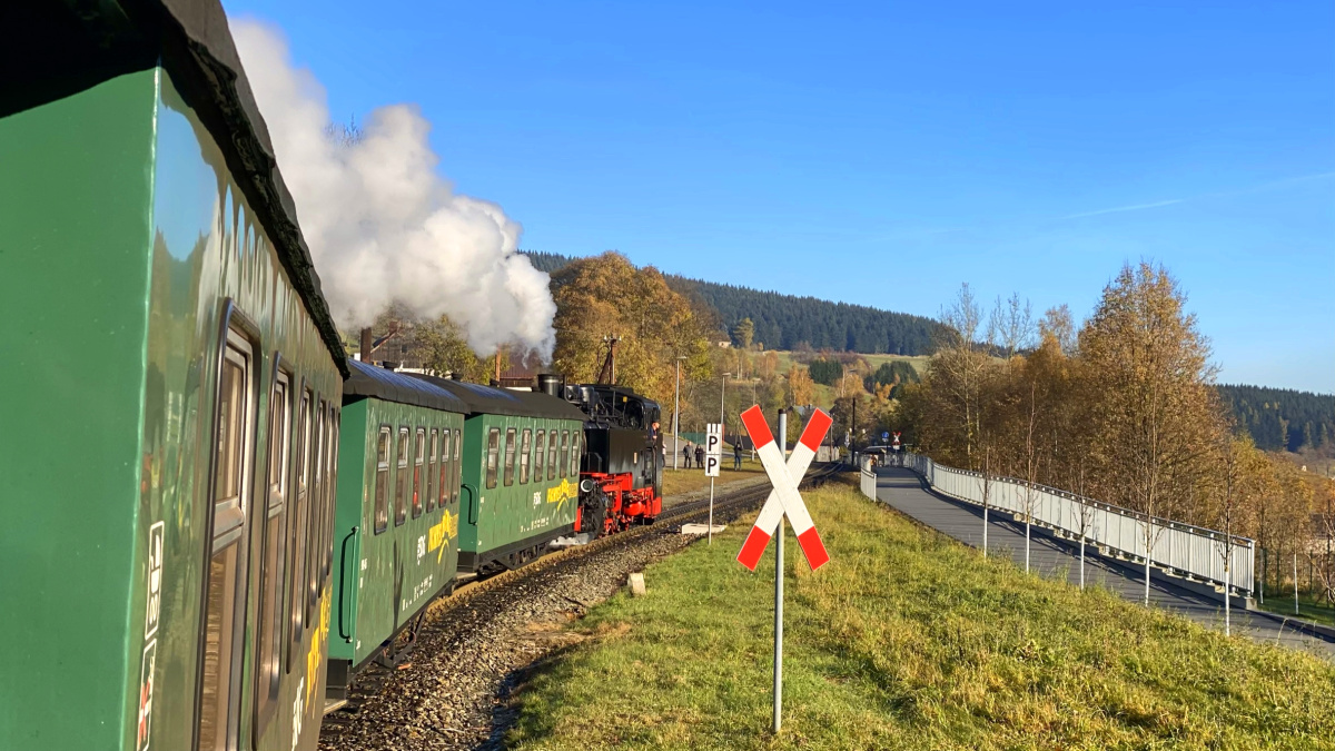 Svezte se parní mašinkou po Fichtelbergbahn | Krušnohorci